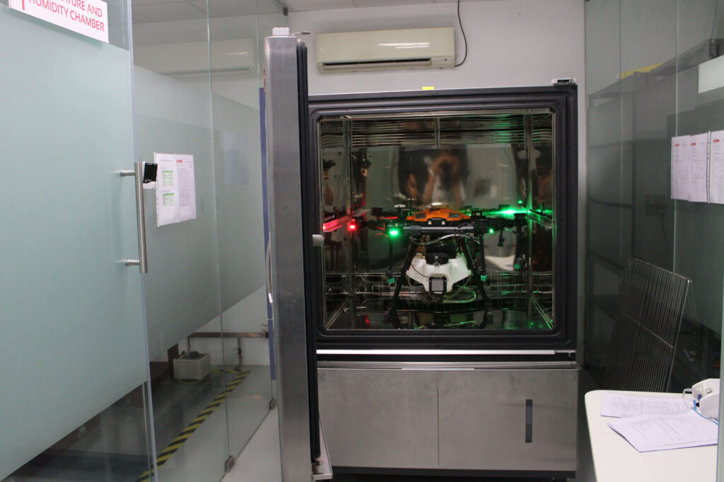 environmental testing for agriculture drone