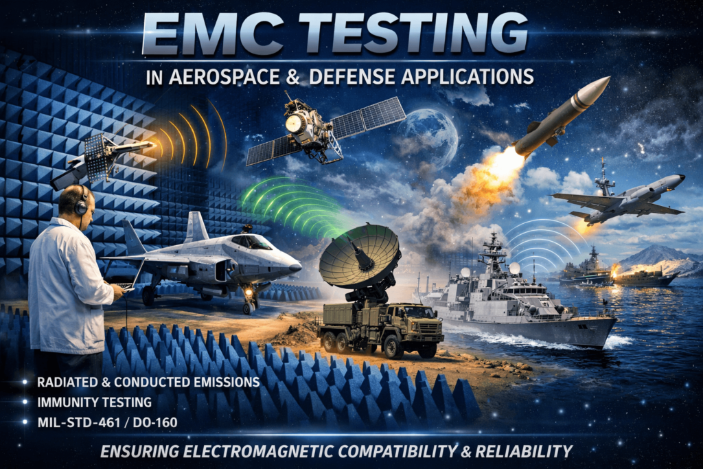 EMC Testing in Aerospace and Defense Applications
